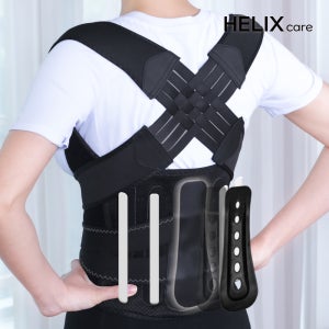 헬릭스케어 올데이 자세밴드 의료용 자세교정 거북목교정 라운드숄더 굽은등 허리교정기