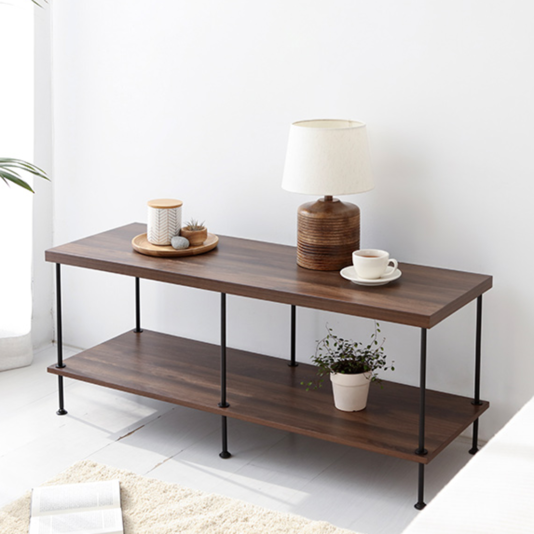 마켓비 티비 다이 TV 거실장 선반 티비장 1200 월넛