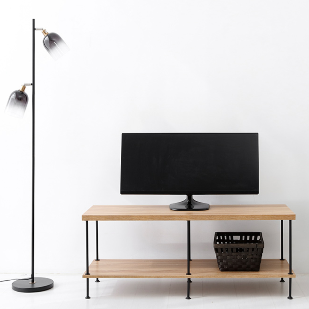 마켓비 티비 다이 TV 거실장 선반 티비장 1200 오크