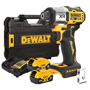 디월트 DCF845P2 무선 임팩트 드라이버 20V 충전공구 배터리(5.0) 2개 세트