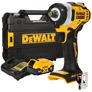 디월트 DCF911P1 컴팩트 충전 임팩트 렌치 20V 전동공구 배터리(5.0) 1개세트