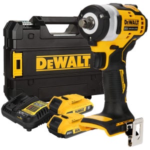 디월트 DCF911D2 컴팩트 충전 임팩트 렌치 20V 전동공구 배터리(2.0) 2개세트