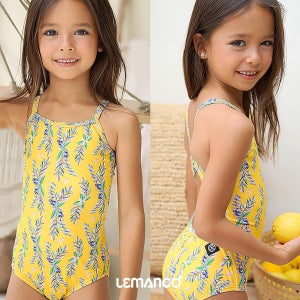 르망고 아동 유아수영복 다프네 범블비 옐로우