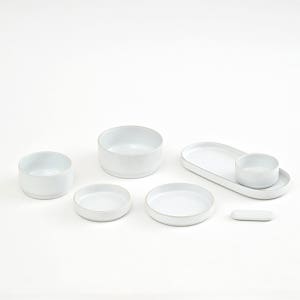 에라토 옳음 1인 7P 혼밥 국산 한식 도자기 그릇 세트