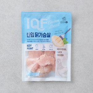 신선애 IQF(개별 급속 냉동) 한입 생 닭가슴살 200g, 25개