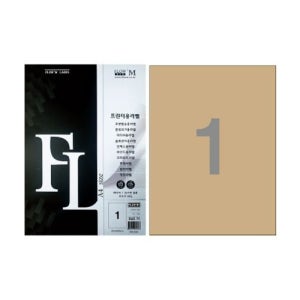 크라프트 A4 라벨지 FLC4101 1칸 100매 플로엠