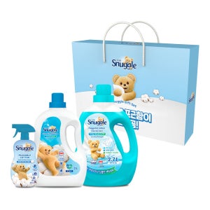 [스너글 스페셜 기프트세트] 섬유유연제, 액체세제, 섬유탈취제 3종