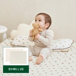 [N단독] 라비킷 아기 방수패드 L사이즈 (베이직/캐릭터) 2장