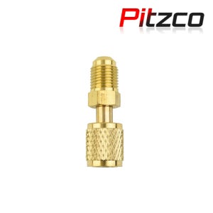 피츠코 냉매 아답터 에어컨 가스 충전 매니폴드 연결 니플 어댑터 R410