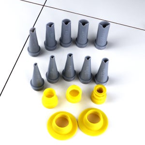 공구하자 실리콘 노즐캡 노즐헤드 꼭지 인테리어 욕실실리콘 작업 편리한 뚜껑 타일줄눈 15종