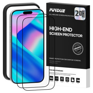 아이엠듀 풀커버 강화유리 액정보호필름 보호 필름 아이폰 에어, 2매입