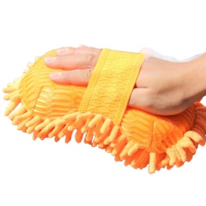 초극세사 자동차 세차 스천지 손에끼는 걸레 솔2개 흡수좋은 손걸레 걸래 잘닥이는