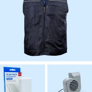 배터리포함 쿨링 작업복 조끼 베스트 냉방 냉풍 아이스 조끼 에어윈드베스트