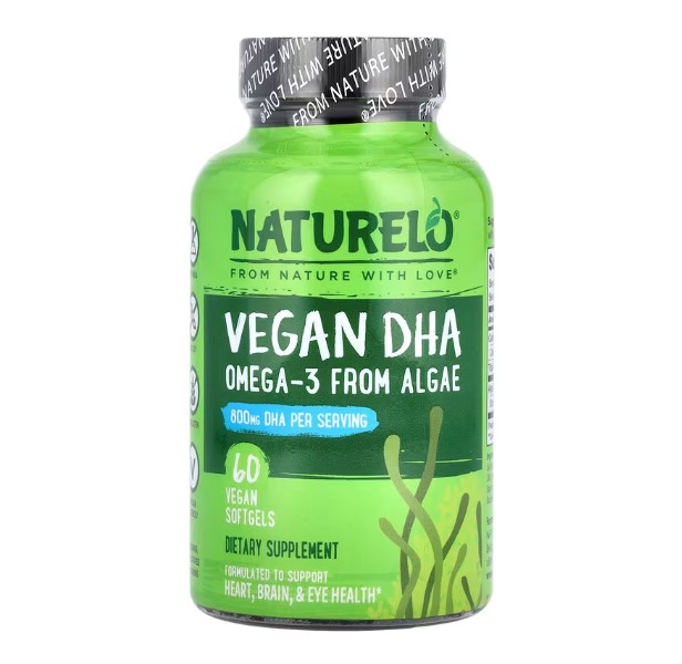 Naturelo 식물성 <b>해조류 오메가</b>3 60캡슐 1개월분 비건오메가3 Omega3