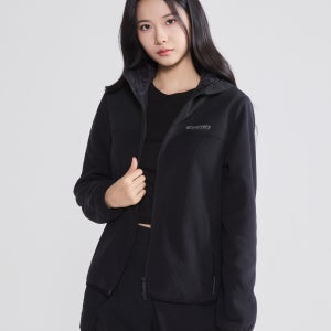 [디스커버리] 여성 폴라텍 그리드 플리스 자켓 (BLACK) DWSS3B054