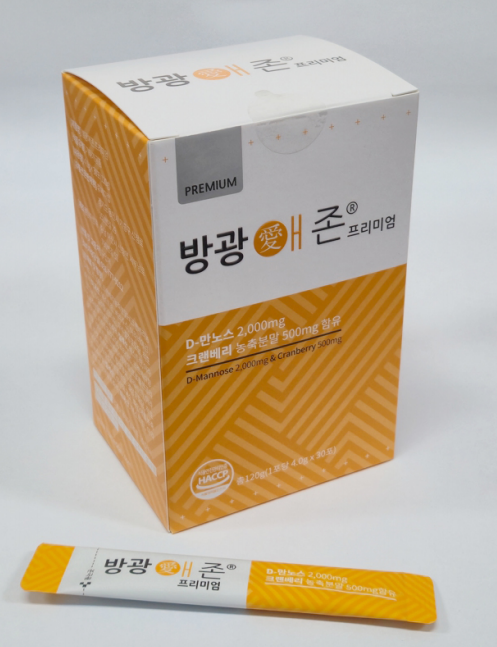 클리노베라 뇨방요방 크랜베리 디<b>만노스</b> 방광과 요로 지킴이, 1박스(30포) x 4개월분