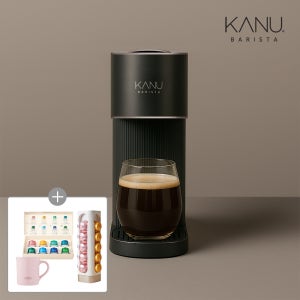 카누 바리스타 어반 캡슐 커피머신 캡슐머신 차콜브라운