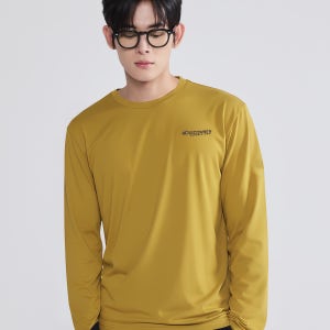 [디스커버리] 마운틴 그래픽 기능성 긴팔티 (D/MUSTARD) DXRL21054