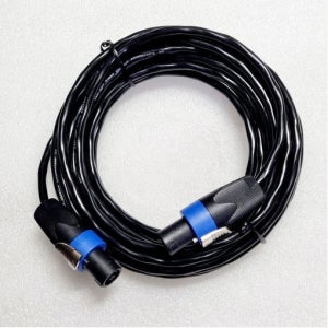 국산 고급형 스피콘 케이블 50C 스피커 음향 오디오 잭 케이블 10m, 1개