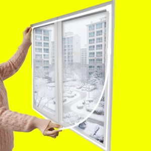 밀스턴 북극방풍비닐 자석형 창문단열 결로방지 단열재