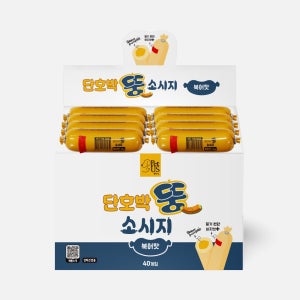 펫어스 단호박뚱소시지 강아지소세지 통살 육포 대용량간식 북어+단호박, 30g, 40개