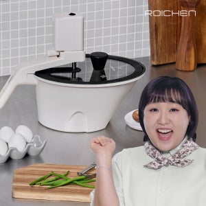 이수지의 로이첸 자동회전롤팬 아이지글 인덕션 멀티냄비 크림