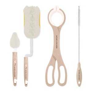 네이쳐러브메레 스펀지 젖병솔+젖병 집게+빨대세척솔 세트