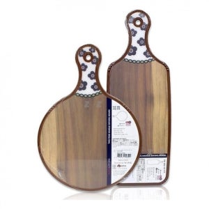 투톤핸들 서빙도마 플레르 빵도마 도마접시 플레이팅