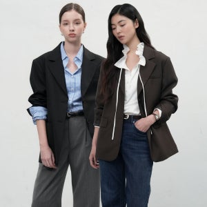 [제너럴아이디어 WOMAN] 오버핏 테일러드 자켓 [3COL] / WBE3L55505