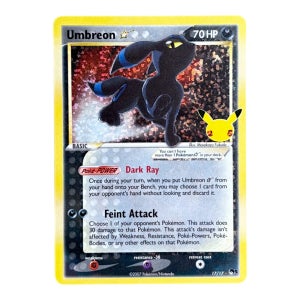 북미판 골드스타 블래키 포켓몬카드 25주년 프로모션 카드 [S]