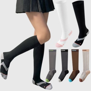 애프터러닝 스포츠 압박 니삭스 2켤레 방한 골프 양말