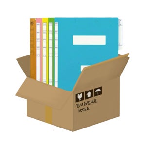 오피츄 A4 종이정부파일세트 대용량팩 300개입 사무실필수품