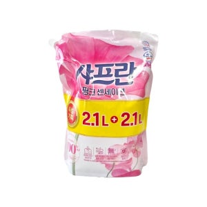 샤프란 핑크 센세이션 섬유유연제 2100ml +
