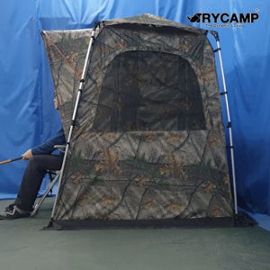 트라이캠프 포터블 의자텐트 원터치 낚시텐트 낙엽무늬 앞뒤 조절 암막 FA-1414H