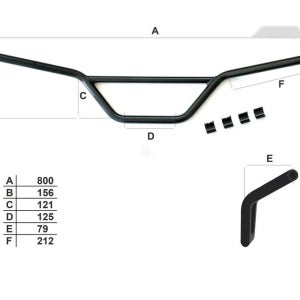 BMW 호환 R12 나인티 튜닝 클래식 컴포트 핸들바 컴포트 핸들(하이 핸들) 1613