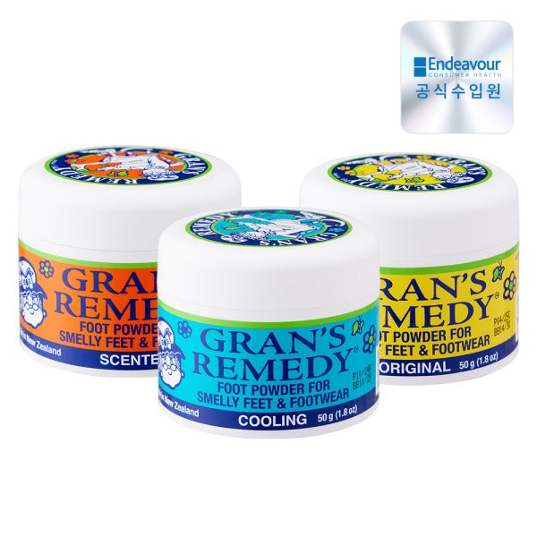 발냄새 제거 신발 탈취제 그랜즈레미디 풋파우더 단지형 50g