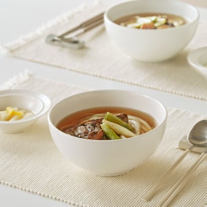 르난세 몽드 면기 세트 2P 국내생산 우동 라면 덮밥 그릇