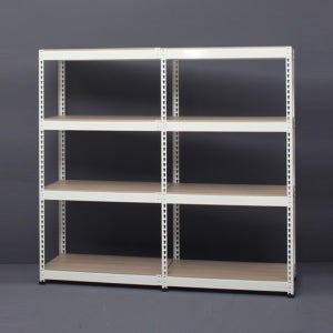 확장형 2300 4단 산업 철제랙 1200 300 2400 mm 확장 1100 총 가로 230 cm 배드민턴 용품 보관 선반 후기