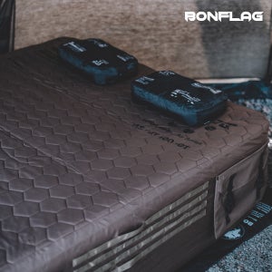 BONFLAG 캠핑 에어베드 에어침대 매트 2인용, 48cm, 탄