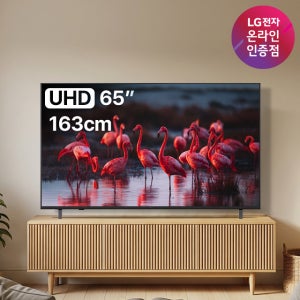 중복쿠폰 LG UHD TV 4K 울트라HD 2025 1등급 65UA7500ENA (163cm), 스탠드
