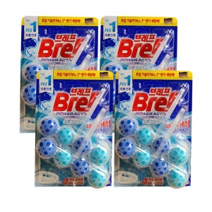 헨켈 브레프 파워액티브 변기세정제 2P X4개 오션향