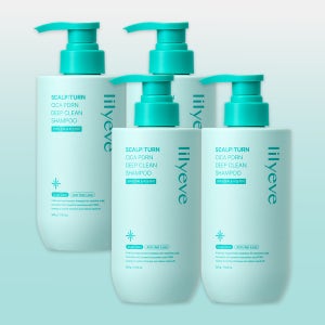 릴리이브 스칼프턴 시카 PDRN 쿨링 샴푸 탈모 각질 지성 두피뾰루지 500g, 4개