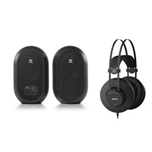 JBL 104 BT 블루투스 모니터 스피커 + AKG K52 헤드폰 세트