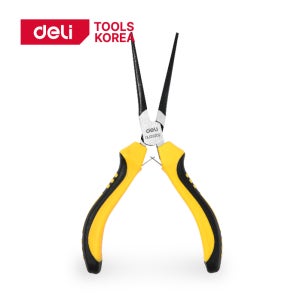 델리툴즈 미니 롱노우즈 150mm 플랫 니들 롱로우즈 DL103202