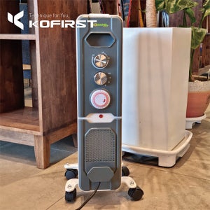 코퍼스트 보마네 전기라디에이터 12핀 타이머형 KNR-250T 방열기 동파방지 전기히터 소형