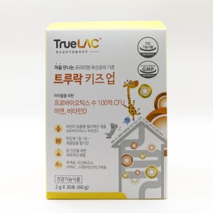 트루락 키즈업 2g x 30포 (1박스) 아이 어린이 유아 아기 키즈 유산균 아연 비타민D