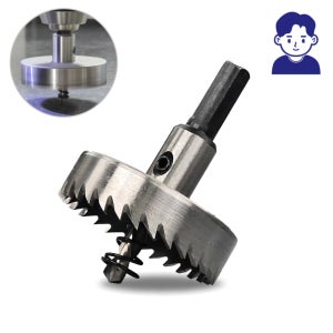 옐릿 HSS6542 하이스 홀쏘 철판 홀커터 플라스틱 스텐 타공 금속 및 목공용 50mm