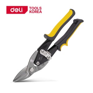 델리툴즈 함석가위 250mm 좌측커브형 항공가위 DL20032