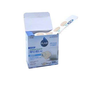 에이스밴드 원형 22mm 10통(1000매) 주사용밴드 채혈 반창고