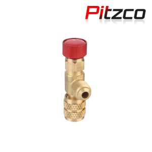 피츠코 냉매 컨트롤 밸브 R410 5/16 에어컨 실외기 가스 충전 연결 아답터